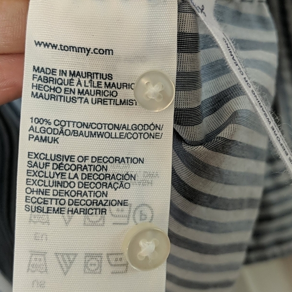 Men's TOMMY HILFIGER 80s 2-Ply Button Down Shirt - Picture 4 of 5